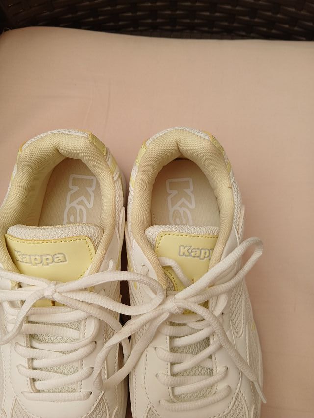 Scarpe da ginnastica Kappa donna bianche/gialle