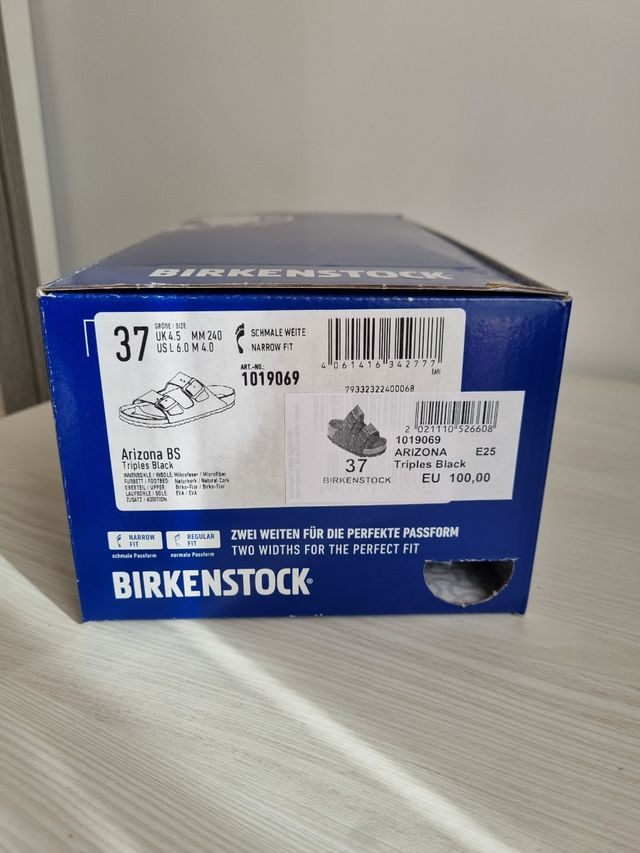Birkenstock Arizona BS Triples Black 37