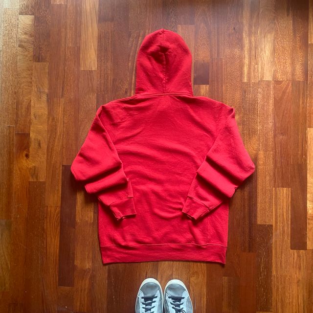 Sudadera Russell Athletic Roja Vintage M Y2K
