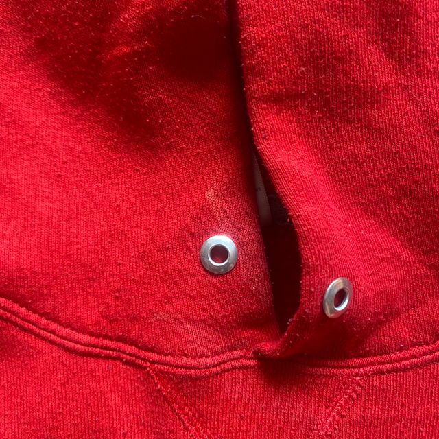 Sudadera Russell Athletic Roja Vintage M Y2K