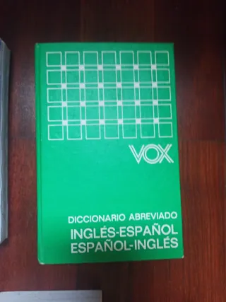Lote 5 diccionarios guías conversación inglés espa