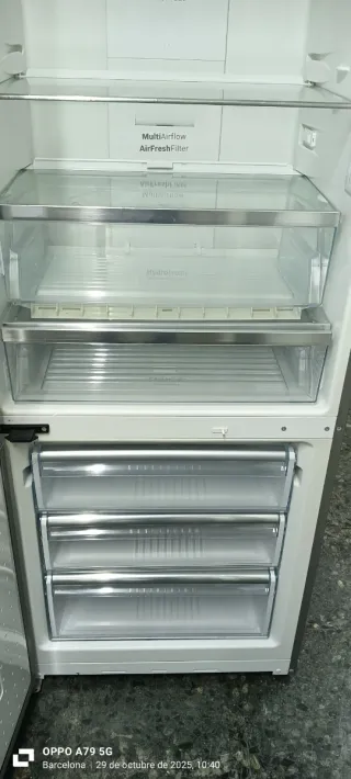 Nevera Combi Acero Inoxidable
NO FROST A+ 200 X 70