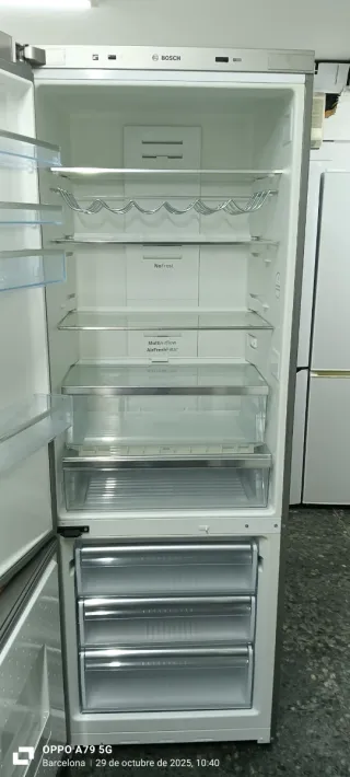 Nevera Combi Acero Inoxidable
NO FROST A+ 200 X 70