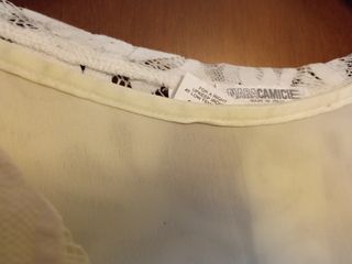 Camicetta donna pizzo bianco