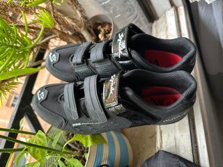 Zapatillas Ciclismo MTB Negras con calas t42/