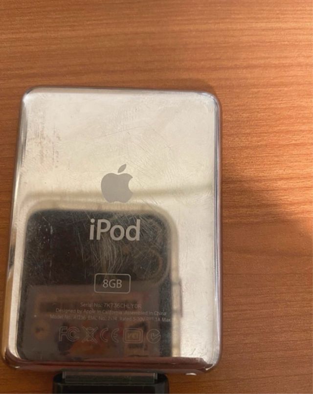 iPod Nano 8GB Apple Blanco/Plata