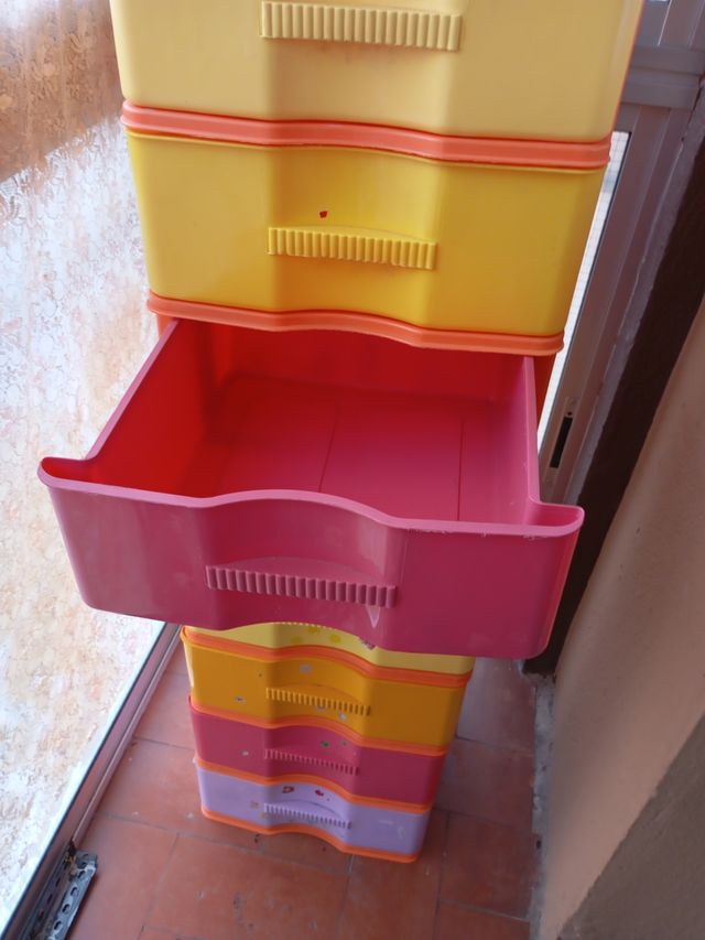 Cajonera de plástico 8 cajones