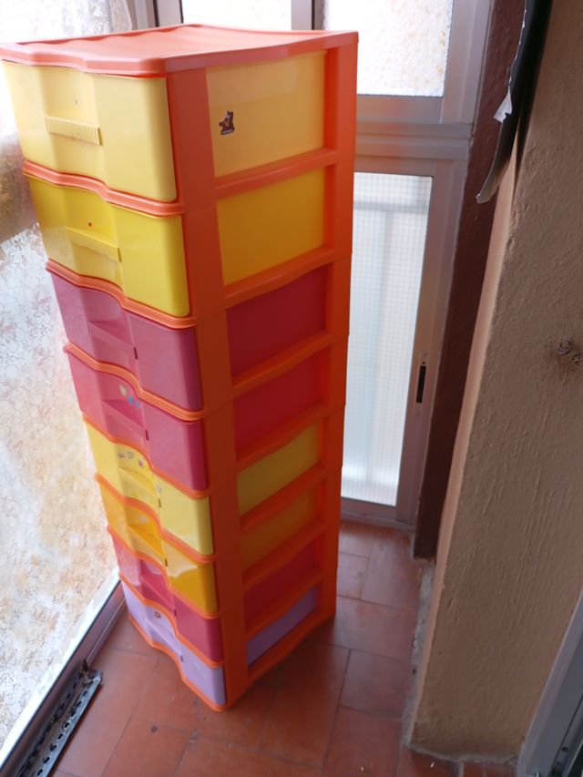 Cajonera de plástico 8 cajones