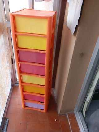 Cajonera de plástico 8 cajones