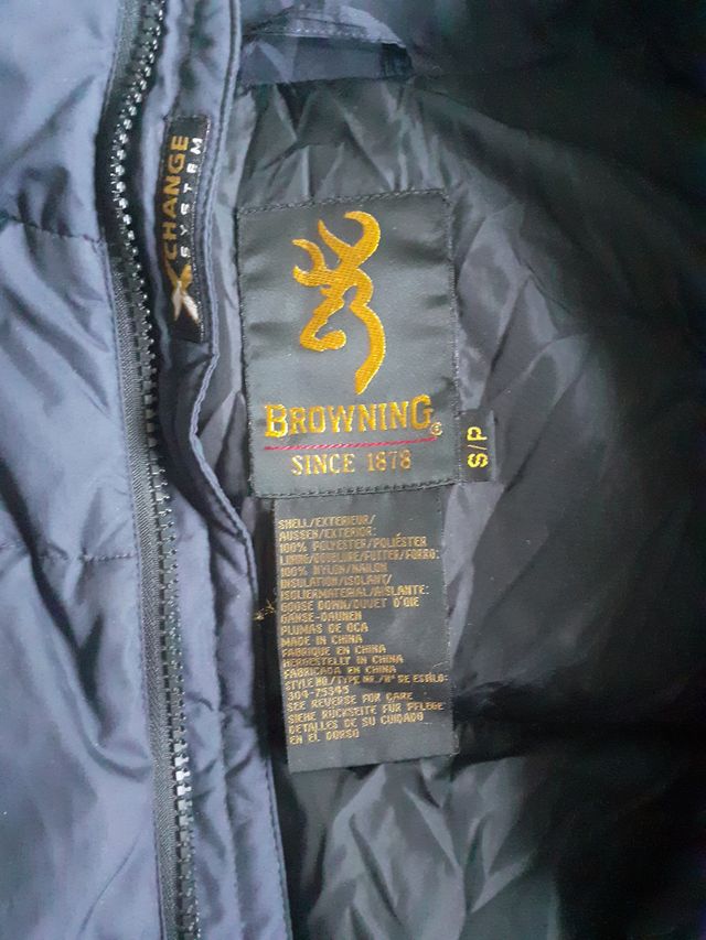 Plumifero Browning Mujer Azul talla S