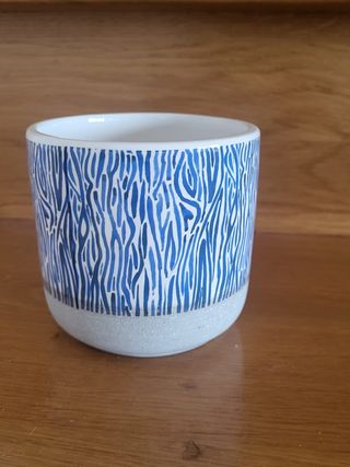 Vaso ceramica decorato nuovo
