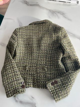 Chaqueta tweed Zara Talla S