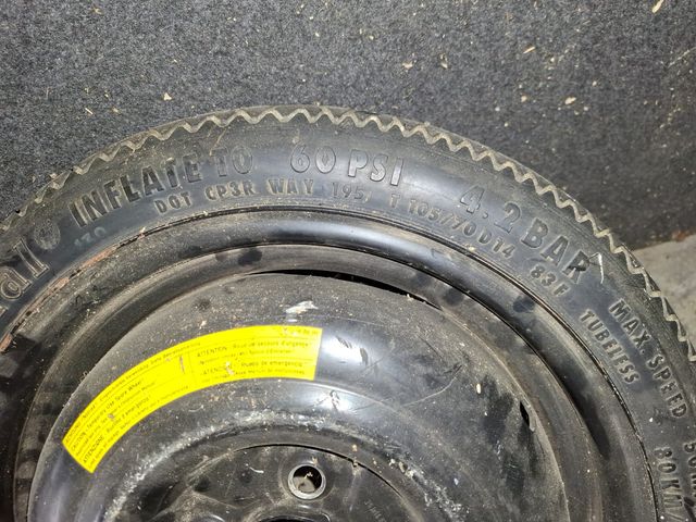 Ruotino scorta Continental T105/70 T14 83F