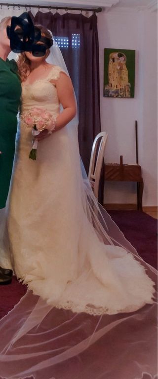 Vestido de Novia Rosa Clara Blanco