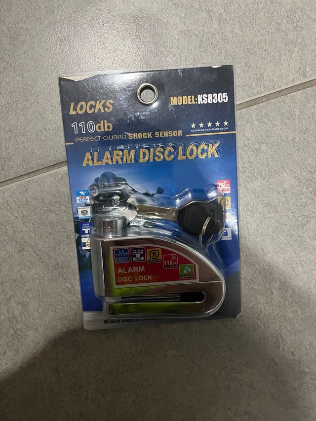 Alarme Disco para Mota/Bicicleta 110db