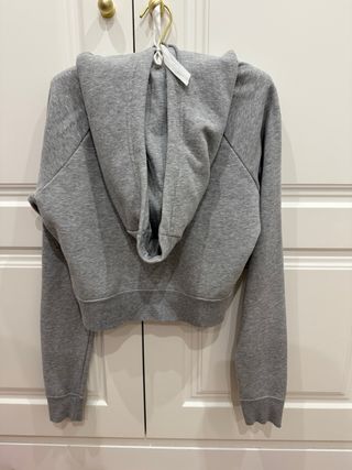 Sudadera Corta Nike Mujer Gris Talla XS