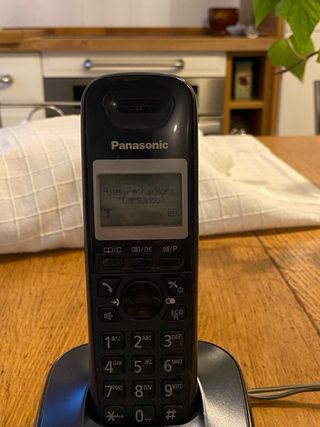 Teléfono Inalámbrico Panasonic Negro