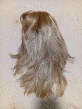 Peluca Rubia Beige y Dorada