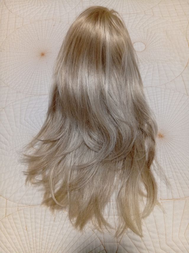 Peluca Rubia Beige y Dorada