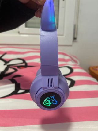 Auriculares Bluetooth Unicornio Morado