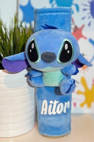 Protector cinturón de seguridad Stitch o Angel