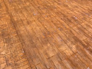 Hormigon impreso y pulido