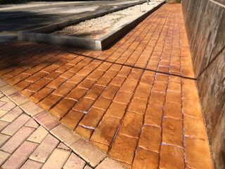 Hormigon impreso y pulido