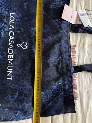 Bolsa Lola Casademunt Leopardo Azul