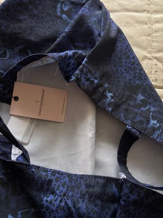 Bolsa Lola Casademunt Leopardo Azul