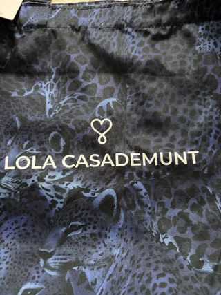 Bolsa Lola Casademunt Leopardo Azul