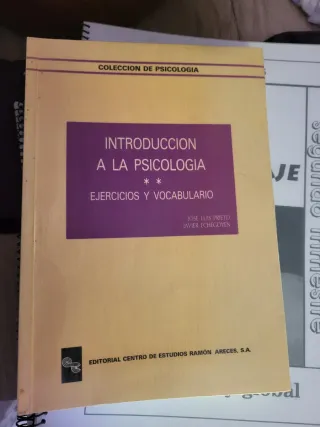 Introduction a la psicologia Concepts y esquemas
