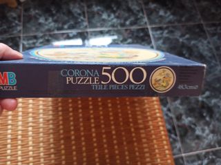 Puzzle Corona 500 piezas pájaros redondo