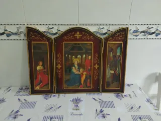 Cuadro Tríptico Antiguo
Medidas de 62cm x 44cm alt