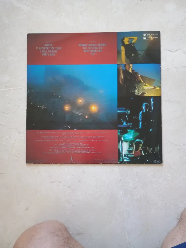 Vinilo U2 Live Under A Blood Red Sky