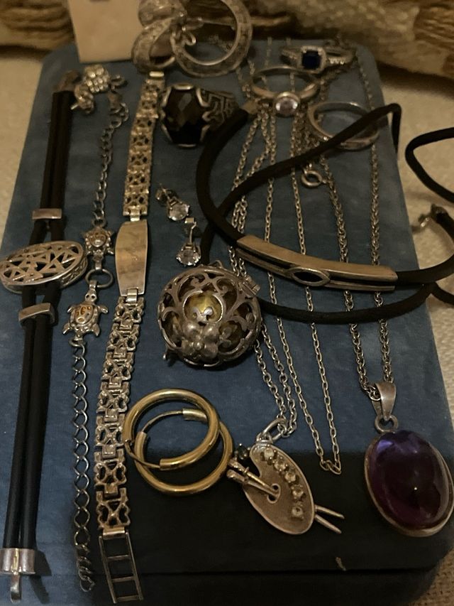 Lote de Joyas de Plata