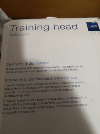 Testina parrucchiere/studio