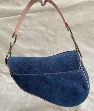 Bolso Christian Dior Saddle Denim con certificado 