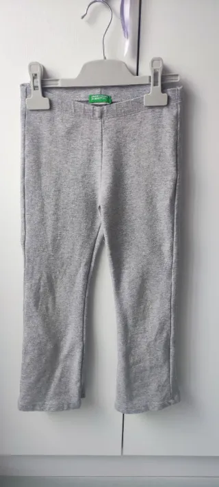 Pantalón deportivo niña 6-7 años gris Benetton