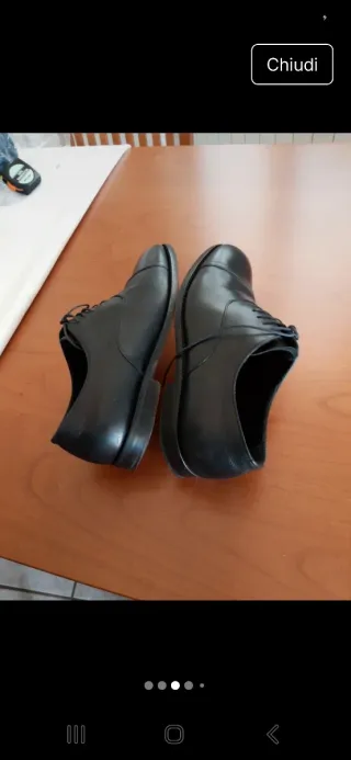 Scarpe uomo Prada stringate nere taglia 40