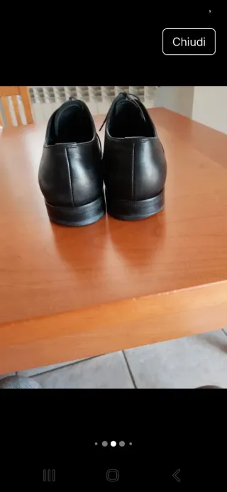 Scarpe uomo Prada stringate nere taglia 40