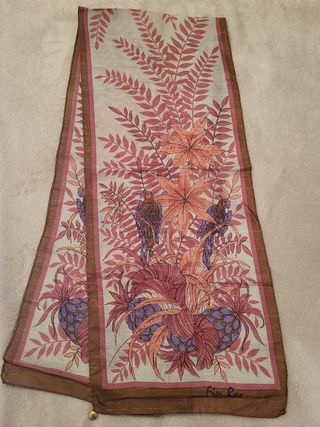 Foulard scuarpa seta pura vintage