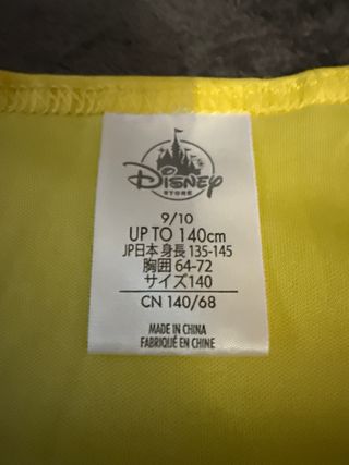 Disfraz Bella tienda Disney-Store talla 9/10 140cm