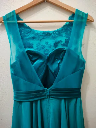 Abito da cerimonia blu petrolio