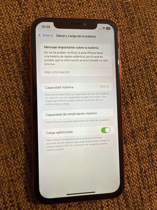 iPhone XR 64gb Rojo pantalla y batería nuevos