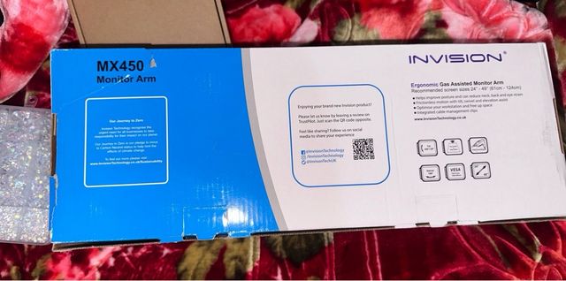 Brazo Monitor Invision MX450