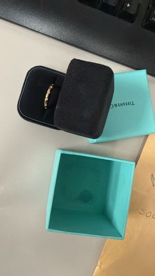 Anillo Tiffany & Co. Oro Rosa Diamantes