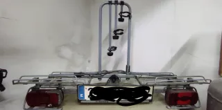 Portabicicletas 3 bicis bola remolque