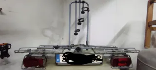 Portabicicletas 3 bicis bola remolque