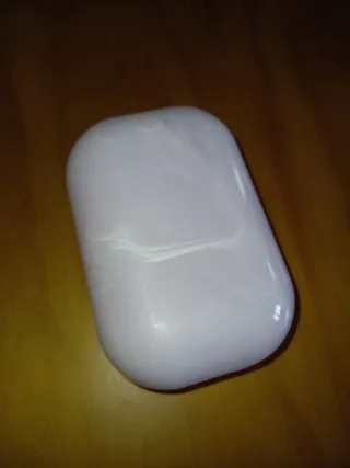 Jabonera Plástico Rosa y Blanca