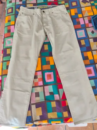 Pantalón de algodón Lee T.48